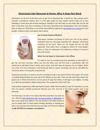It's the only form of hair removal that is considered permanent by the fda and is suitable for smaller surface areas. Electrolysis Hair Removal At Home Why It Does Not Work By Limogesbeauty Issuu