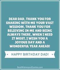 Happy Birthday Wishes For Dad Happy Birthday Dad Messages Happy Birthday Wishes Dad Birthday Message To Dad