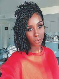 Love The Bob Length Faux Lock In 2019 Faux Locs Hairstyles Locs Hairstyles Natural Hair Styles