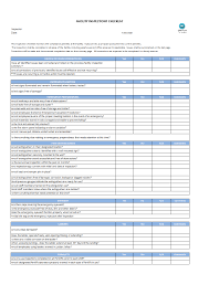 What is an example of an inspection checklist for a manufacturing facility? Facility Inspection Checklist Templates At Allbusinesstemplates Com