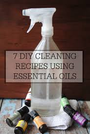 Distilled water — it's important to use water that's been distilled so you're not depositing any minerals when you spray essential oils — you can really use any that you like. 7 Diy Cleaning Recipes Using Essential Oils Simple Homemaking
