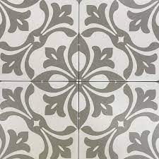 Tiles flower pattern (2,596 results) price ($) any price under $25 $25 to $50 $50 to $100 over $100 custom. Retro White And Taupe Floral Pattern Matt Non Rectified Porcelain Encaustic Look Tile 3449 Tile Factory Outlet
