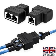 5x porta dupla rj45 divisor adaptador lan rede ethernet cabo conector plug lot em promocao ofertas na americanas