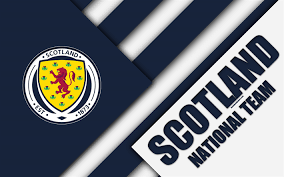 Scotland national football team formation on football field. Download Wallpapers Scotland National Football Team 4k Emblem Material Design Blue White Abstraction Logo Football Scotland Coat Of Arms Besthqwallpaper National Football Teams Scotland Football Wallpaper