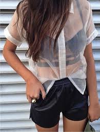 Visible Bra Inspo | Sheer clothing, Fashion, Street style