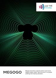 Amazon advertising find, attract, and Megogo See The Sound 1 Ads Of The World Graphic Design Typography Advertising Ads