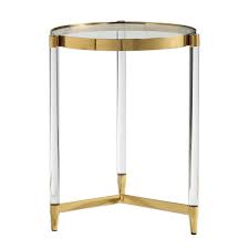 Uttermost Kellen Glass Accent Table Glass Accent Tables Gold Accent Table Glass End Tables