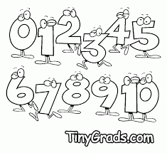 This coloring page can be used as classroom decorations to help children learn and write numbers. Numbers 1 10 Coloring Pages Coloring Home