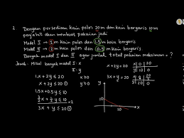Contoh soal program linear kelas 11 kumpulan koleksi pilihan. Contoh Soal Aplikasi Program Linear 2 Youtube