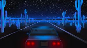 Check spelling or type a new query. Car On Road Between Cactus Under Starry Sky 4k Hd Vaporwave Wallpapers Hd Wallpapers Id 50112