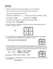 We are finishing off the topic of inheritance today. Biology Work May 4 8 Stephen Falkner Name Date Monohybrid Mice Directions Solve Each Problem Showing Your Work In The Punnett Square For Each Course Hero