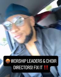 😳I can’t stand a lazy singer either but sometimes it’s not the praise team  or choir members , it’s a reflection of what you aren’t able to do because  you lack the skill set & passion for EXCELLENCE! ...
