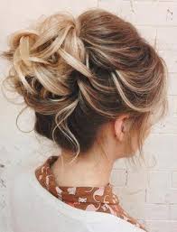 A short updo might seem a little tricky but try out a low messy bun. 40 Quick And Easy Short Hair Buns To Try Thin Hair Updo Hair Styles Thin Hair Haircuts
