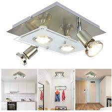 They are versatile, don't require much space and are available in a multitude of styles and. Dllt Led Ceiling Track Lighting Fixtures Adjustable Flush Mount Ceiling Spot Light 4 Light Directional Kitchen Track Light For Dining Room Hallway Living Room Nickel And Chrome 4 3w Walmart Canada