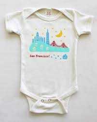 San Francisco Skyline Baby Onesie Etsy