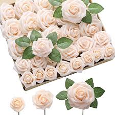 Check spelling or type a new query. Amazon Com Derblue 60pcs Three Different Sizes Artificial Roses Flowers Foam Roses Bulk W Stem For Diy Wedding Bouquets Corsages Centerpieces Arrangements Baby Shower Cake Flower Decorations Champagne Home Kitchen