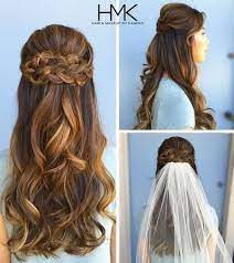 2 beautiful hairstyles for medium hair : 38 Wedding Western Hairstyle Ideas In 2021 Hairstyle Hair Styles Long Hair Styles