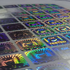 Holographic stickers