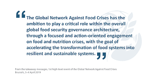 Global Network Against Food Crises Resilience Food And Agriculture Organization Of The United Nations