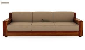 Buy Marriott 3 Seater Wooden Sofa Honey Finish Online In India Wooden Street Sofa Design Wood Sofa Couch Design Sofa Bed Design