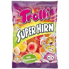Trolli Super Hirn Fruchtgummi Hirne Mit Schaumzucker Boden Saurer Fruchtfullung Und Traubenzucker 3 Fach Sortiert Lebensmittel Fruchte Susswaren