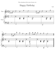 Happy Birthday Sheet Music For Flute Happy Birthday Music Music Happy Flute Sheet Music