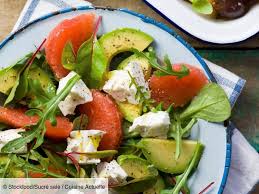 Recette Salade Avocat Pamplemousse Et Fromage Frais Ingredients 2 Personnes 1 Pamplemousse Salade D Avocat Salade Avocat Pamplemousse Recettes De Cuisine