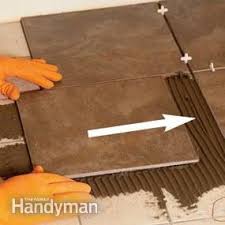 You Can Lay New Ceramic Tile Over Old Tile If You Use The Preparation Methods We Show You Here Tile Over Tile Tile Installation Diy Tile