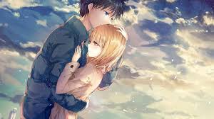 10 top and most current cute anime couple wallpaper for desktop with full hd 1080p (1920 × 1080) free download. Wallpaper Anime Cute Couple Black And White