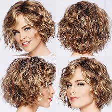 Wash your hair with organic shampoos and conditioners that are meant to hydrate your hair. Pin By Leny Zwambag On Krullen Kapsels 01 Short Permed Hair Haircuts For Curly Hair Curly Hair Styles