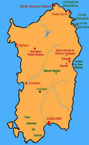 Where was the ancient citta regia of sardinia? Sardegna