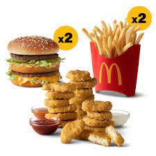 McDonald's - Need a dinner plan? The Big Mac Bundle is here to save the  evening.  The Big Mac Bundle is the perfect dinner for two, with two Big  Macs, two