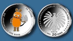 Bundesfinanzministerium 20 Euro Sammlermunze 50 Jahre Die Sendung Mit Der Maus
