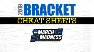 Ncaa Bracket Cheat Sheets Predictions For 2019 March Madness