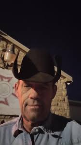 Cowboy Guy in His Truck Military