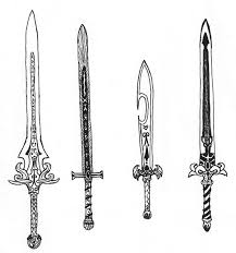 I suggest you use some reference pictures to understand where you're going with your sword. Swords Drawings And Google Search On Pinterest Sword Drawing Cool Swords Sword Design