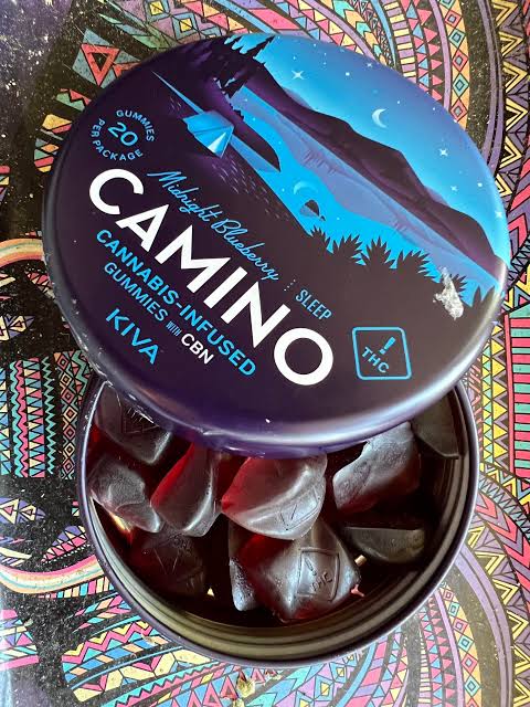 Buy Camino Midnight Blueberry Gummies Online Best "Sleep" CBN Gummies 20pk  - Sleep CBN Camino Gummies For Sale
