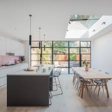So how long does each part of the l need to be to include part of the kitchen triangle on both tails of the l? 32 Kitchen Extension Ideas To Maximise The Potential Of Your Space