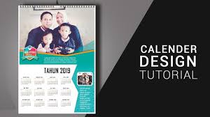 5 desain kalender dinding 2020 gratis keren dan unik. Cara Membuat Desain Kalender Di Photoshop Calender Design Youtube