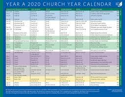 Lutheran church free printable liturgical calendar 2021. Liturgical Calendar 2020 Pdf Calendario 2019