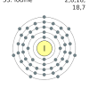 How many electrons does bromine 35 have in its valence level. 1