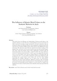 What islam says about the state. Pdf The Influence Of Islamic Moral Values On The Students Behavior In Aceh