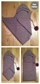 Also by using a knit, the fabric can breathe so baby doesn't get too hot and has a slight stretch to it to help keep them snug. Baby Snuggle Wrap Free Knitting Pattern