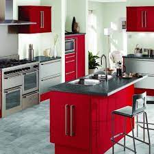 Kitchen Classy Red Kitchen Designing Ideas Red Cabinet Trendy Kitchen Furniture Decosee Kitchen Classy Red Kitchen Tata Letak Dapur Dekorasi Dapur Dapur Rumah