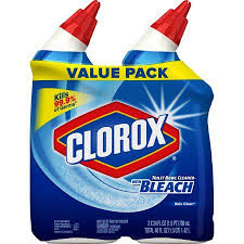 Clorox Toilet Bowl Cleaner With Bleach Rain Clean 24 Ounce 2 Count Walmart Com Clean Toilet Bowl Toilet Bowl Toilet Bowl Cleaner