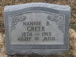 Nannie Brown Greer (1874-1915)
