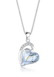 Elli Halskette Love Amor Swarovski Kristalle 925 Sterling Silber Jetzt Bestellen Unter Https Mode Ladendirekt De Damen Sc Silberkette Halskette Herz Kette