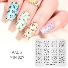 Kads Mini 029 Paznokci Tloczenia Plyty Modne Wzory Szablon Do