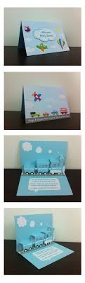 Pop Up Train Welcome Baby Card Baby Cards Welcome Baby Cards Hand Of Cards