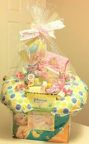 Unique Gift Basket In 2020 Diy Baby Shower Gifts Baby Shower Baskets Baby Shower Gift Basket